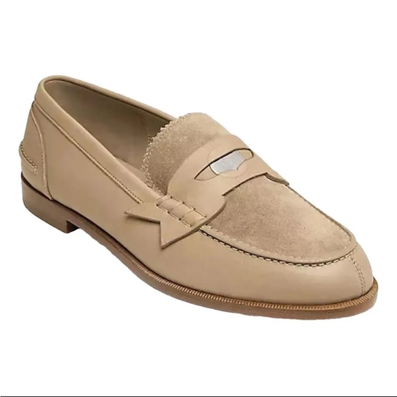Christian Louboutin Shoes - Christian Louboutin Penny Donna Leather Suede Loafers
